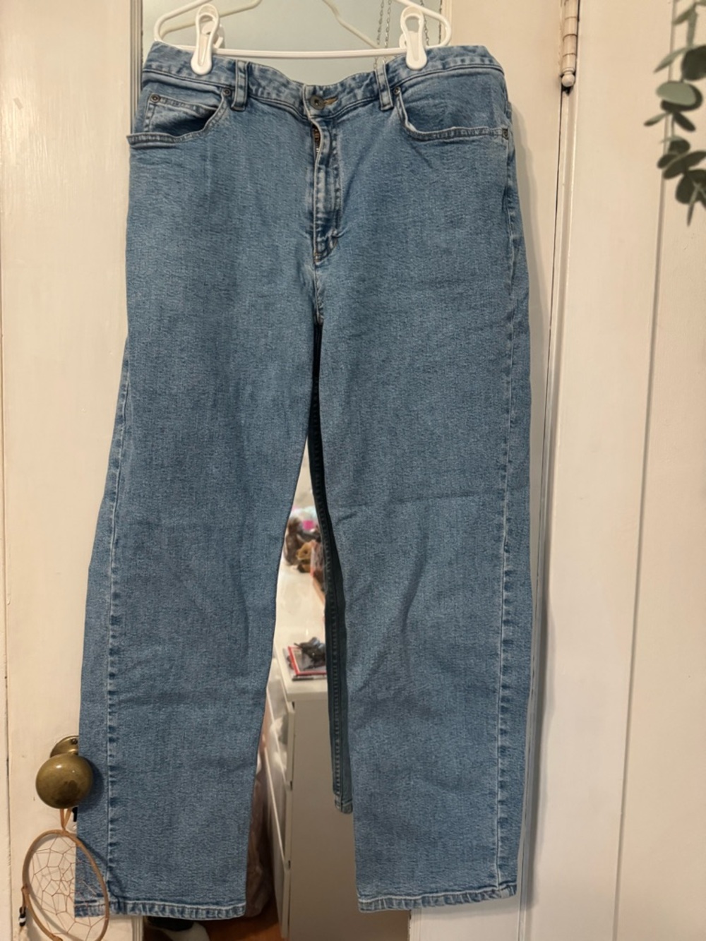 Vintage Liz Claiborne Straight Fit Jeans | Petite 14S Light Blue